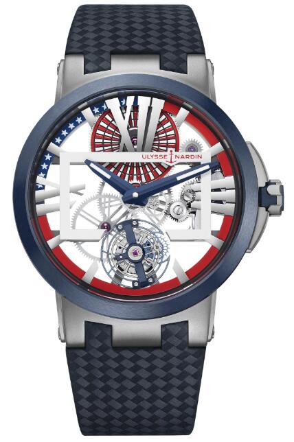 Ulysse Nardin Executive Skeleton Tourbillon Stars & Stripes 1713-139/US Replica Watch